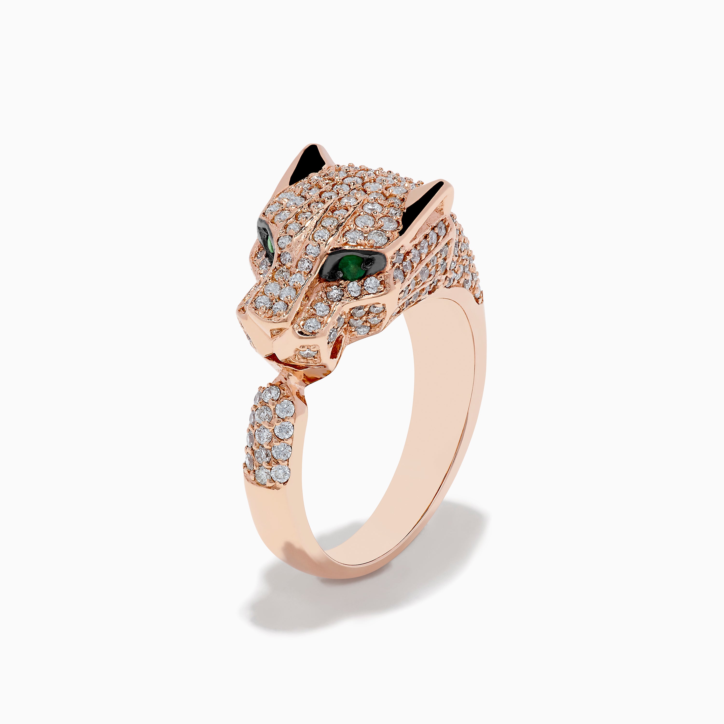 Effy Rose Gold Morganite and Diamond Halo Ring 1/4ctw | REEDS Jewelers